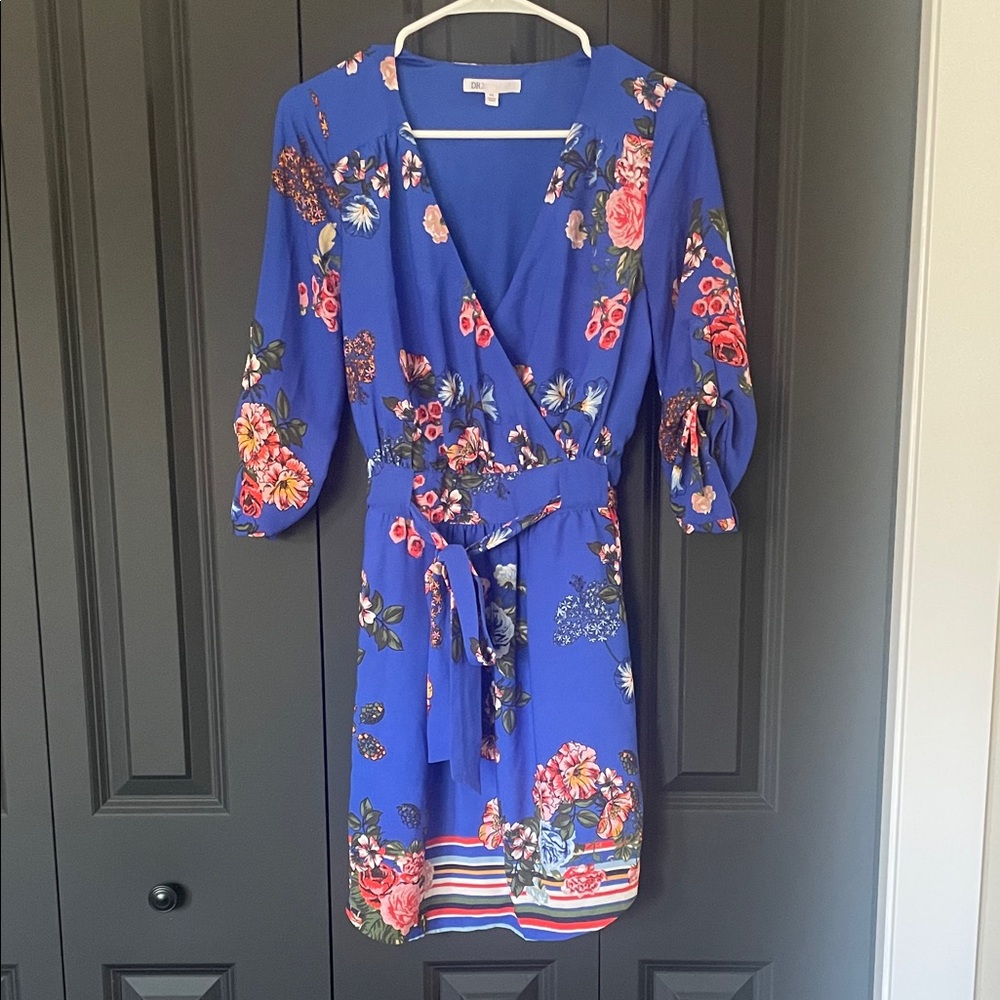DR2 Blue Floral Dress